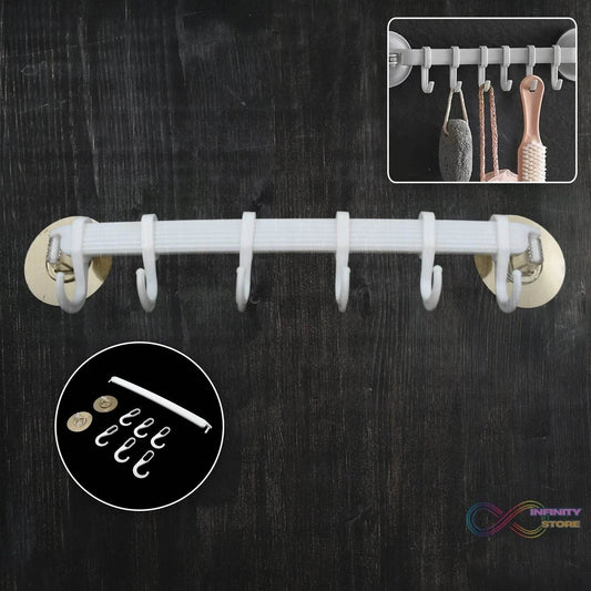 1pc bath towel hanger wall mount towel hanger wall towel shelf towel hanging rack kitchen towel holder towel hanging hook - infinityexculsivestore.com