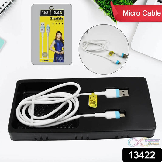 2.4A Fast Charging for android & Data Transfer (1 Pc) - infinityexculsivestore.com