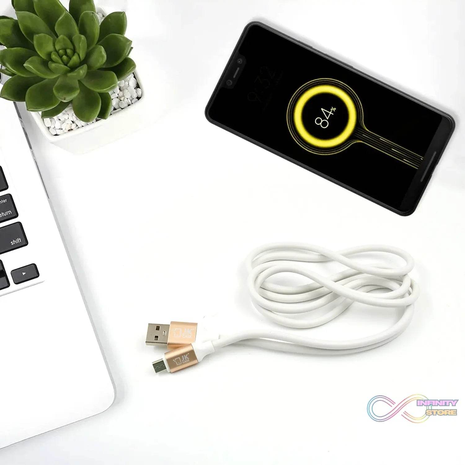 2.4A Fast Charging for android, Micro Cable (1300 mm) - infinityexculsivestore.com