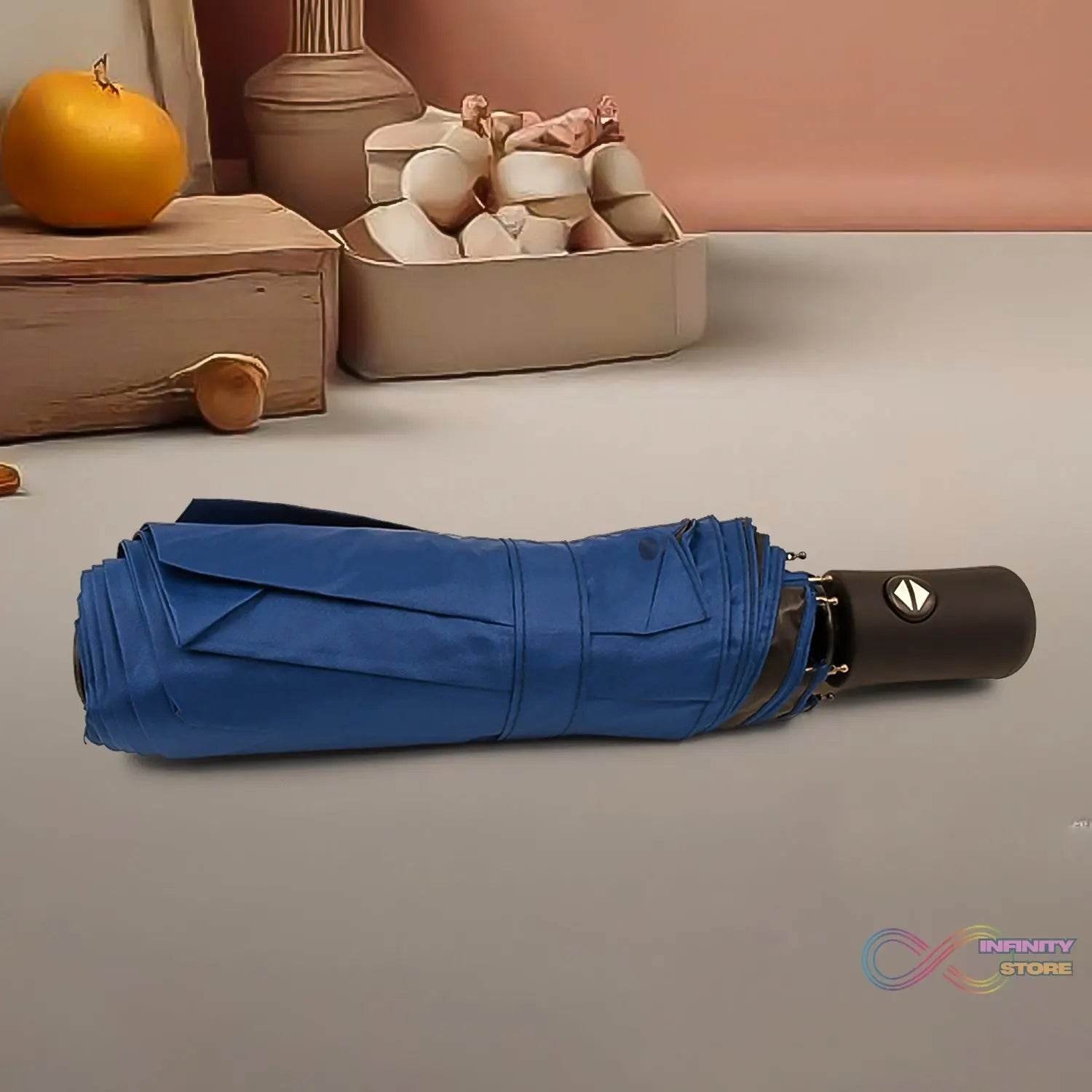 2 - Fold Manual Open Umbrella (Umbrella With Case / 1 Set / Mix Color) - infinityexculsivestore.com