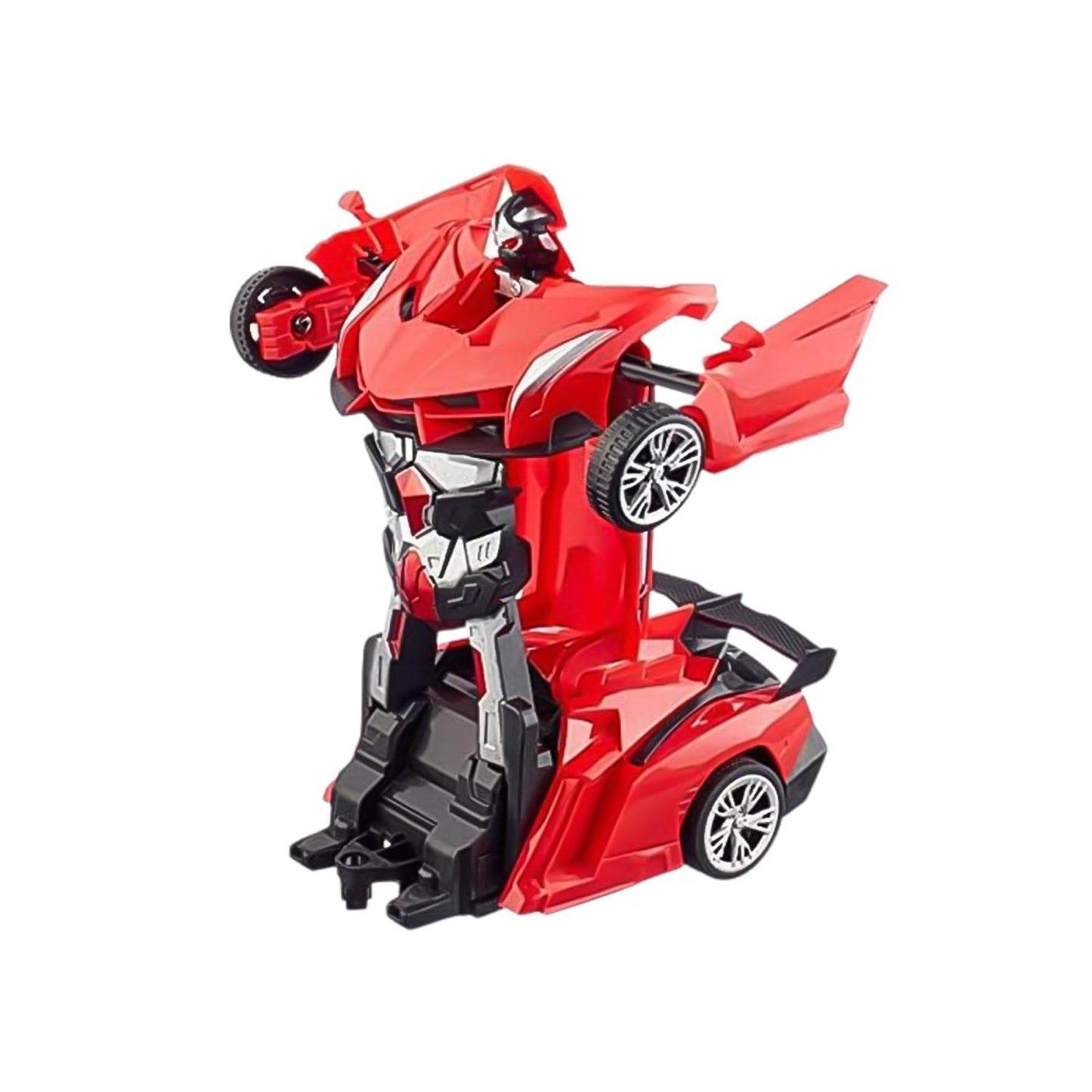 2 In 1 Automatic Robot Converted Remote Control Car With Light Scale 360°Drifting Deformation Robot Car Toy Kids Boys, Robot Convert Unique Toy For Boys (1 Pc) - infinityexculsivestore.com
