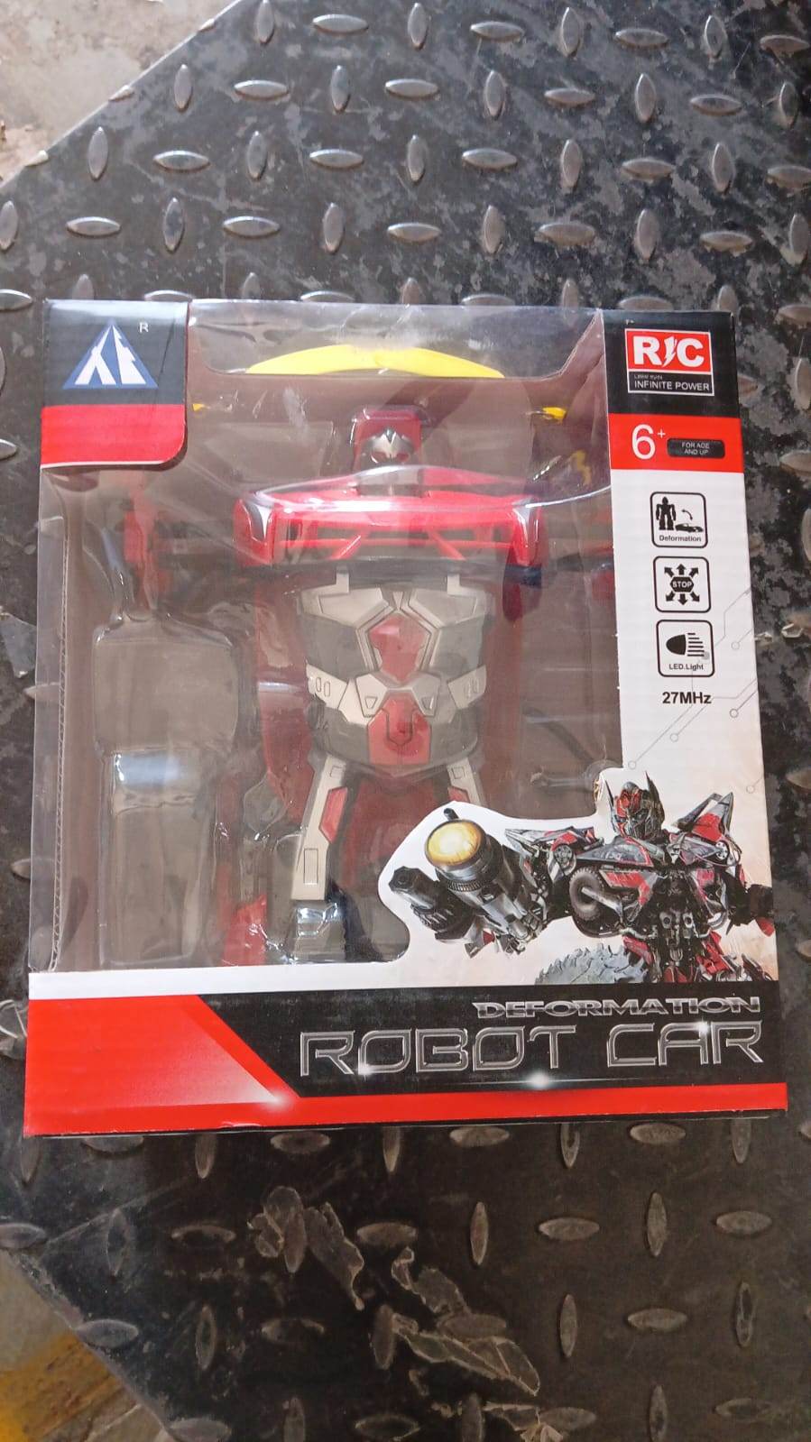 2 In 1 Automatic Robot Converted Remote Control Car With Light Scale 360°Drifting Deformation Robot Car Toy Kids Boys, Robot Convert Unique Toy For Boys (1 Pc) - infinityexculsivestore.com
