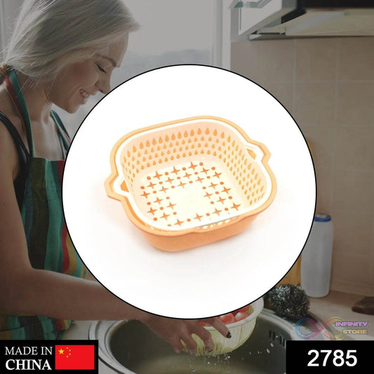 2 In 1 Basket Strainer To Rinse Various Types Of Items Like Fruits, Vegetables Etc. - infinityexculsivestore.com