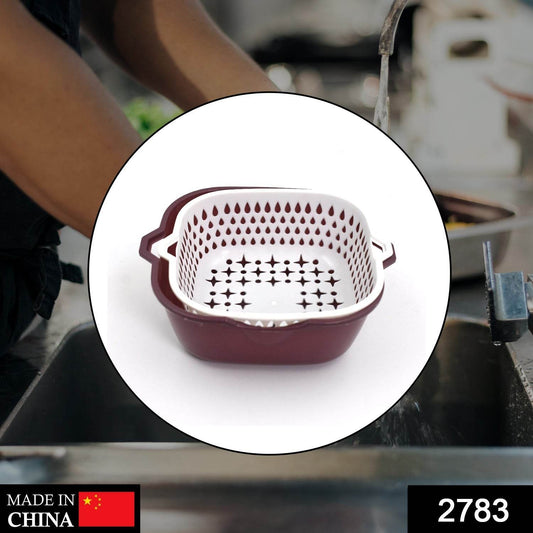 2 In 1 Basket Strainer To Rinse Various Types Of Items Like Fruits, Vegetables Etc. - infinityexculsivestore.com
