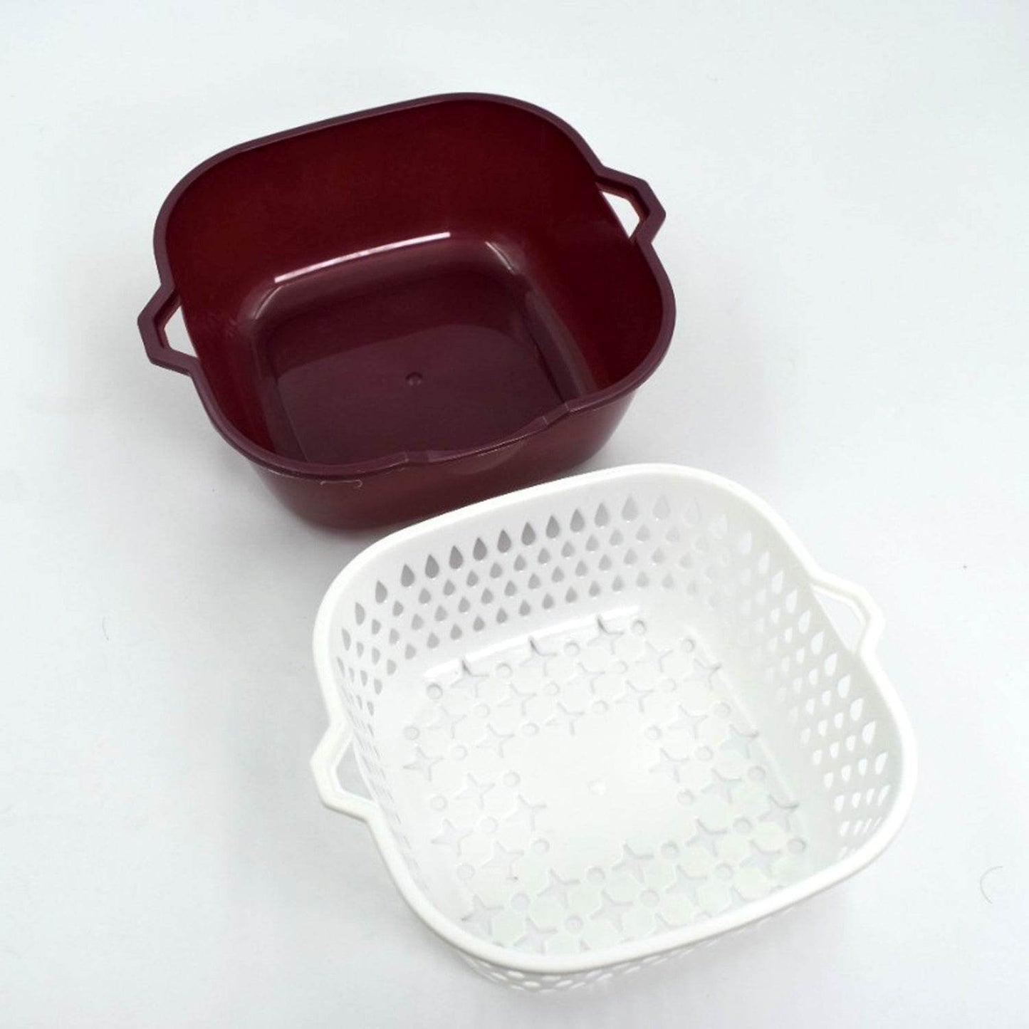 2 In 1 Basket Strainer To Rinse Various Types Of Items Like Fruits, Vegetables Etc. - infinityexculsivestore.com