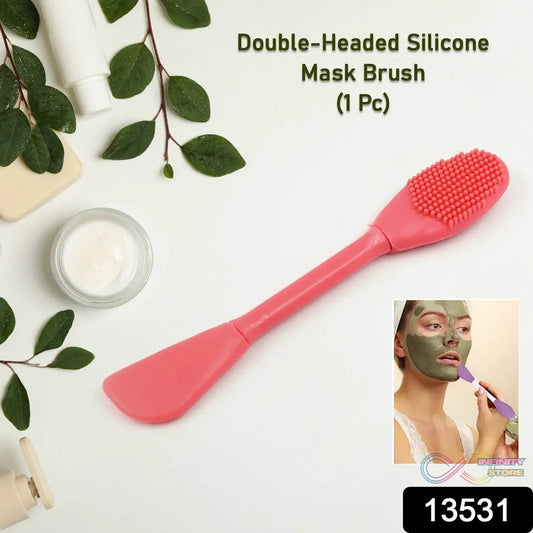 2 In 1 Double - headed Silicone Face Mask Brush (1 Pc) - infinityexculsivestore.com