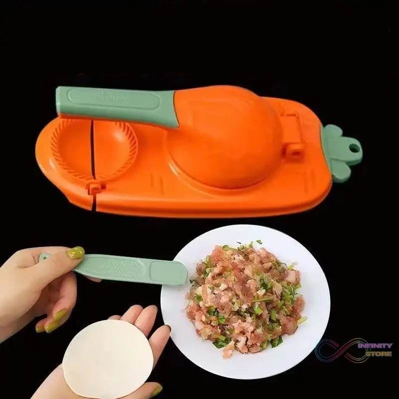 2 In 1 Dumpling Maker, Portable Dumpling Wrappers Maker (1 Pc) - infinityexculsivestore.com