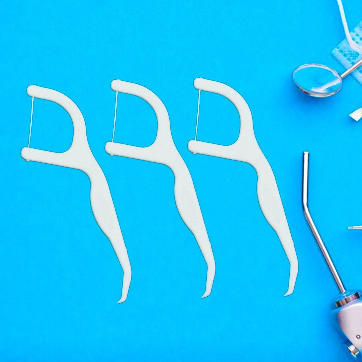 2 In 1 Tooth Picks Flosses, Portable Toothpicks, Resealable Oral Care Dental Flosser, Easy Storage Dental Pick for Fresh Breath and Healthy (300 Pcs Set) - infinityexculsivestore.com