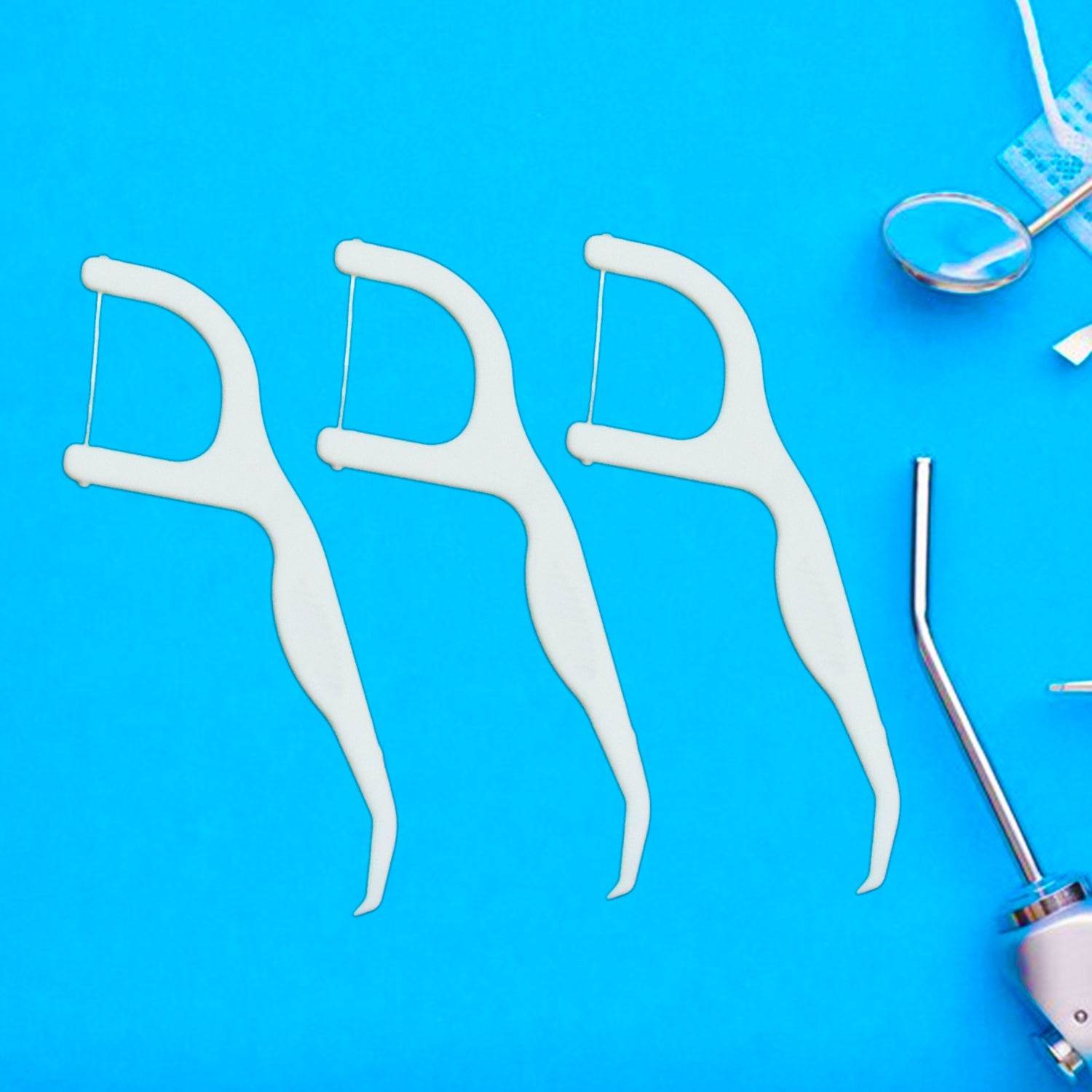 2 In 1 Tooth Picks Flosses, Portable Toothpicks, Resealable Oral Care Dental Flosser, Easy Storage Dental Pick for Fresh Breath and Healthy (300 Pcs Set) - infinityexculsivestore.com