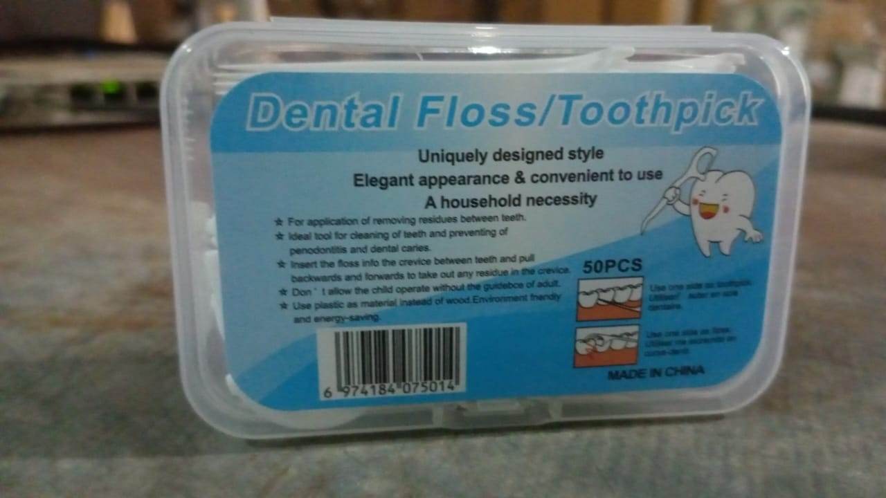 2 In 1 Tooth Picks Flosses / Sticks, Portable Toothpicks (50 Pc Set) - infinityexculsivestore.com