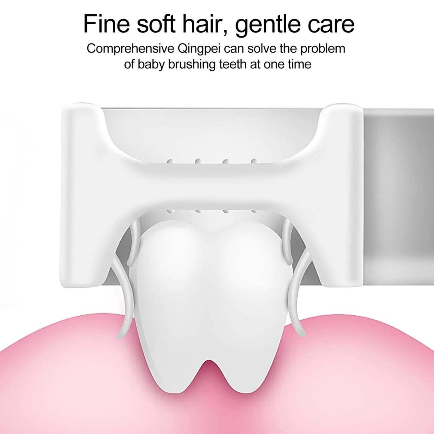 2 In1 U - Shape Silicone Manual Toothbrush & Tongue Scraper Cleaner Brush (1 Pc) - infinityexculsivestore.com