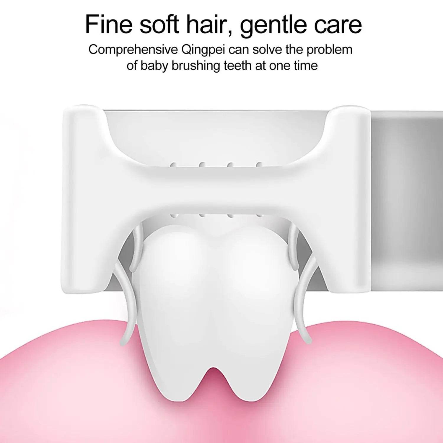 2 In1 U - Shape Silicone Manual Toothbrush & Tongue Scraper Cleaner Brush (1 Pc) - infinityexculsivestore.com