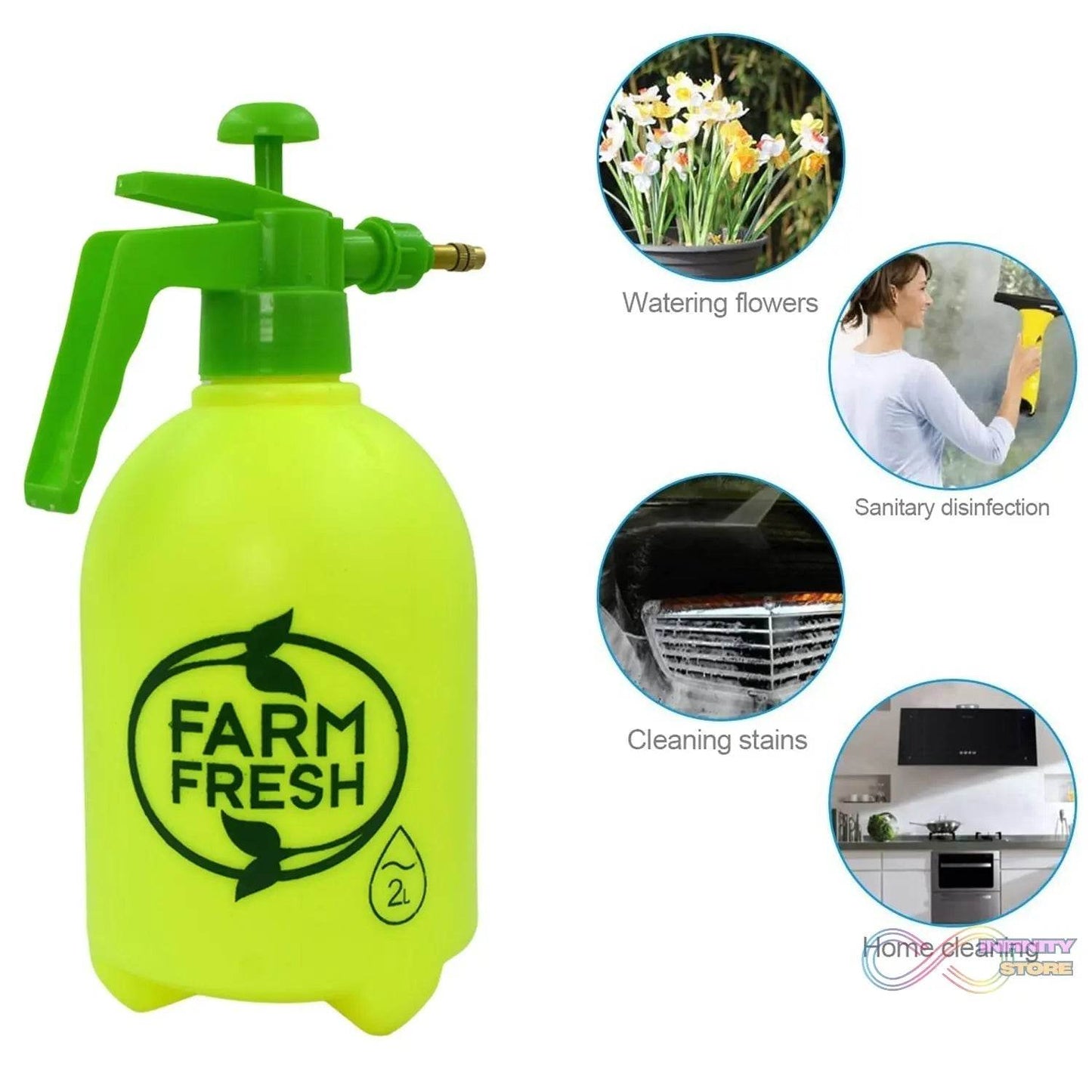 2 L FF Garden Sprayer used in all kinds of garden and park for sprinkling and showering purposes. - infinityexculsivestore.com