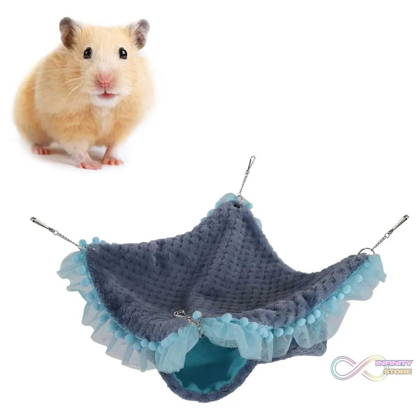 2 Layer Pets Soft Hammock (1 Pc / 35×35 Cm) - infinityexculsivestore.com