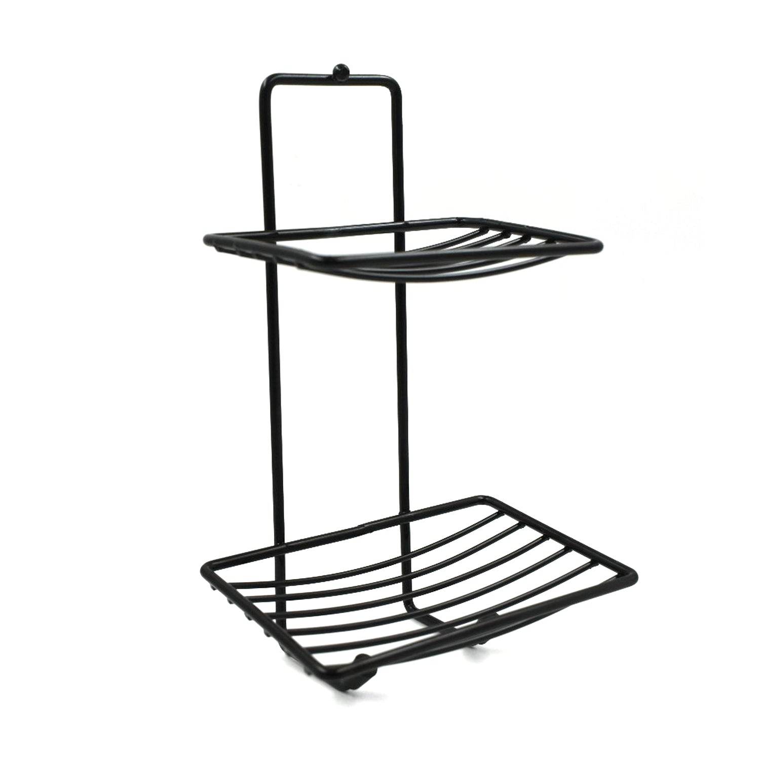 2 Layer SS Soap Rack used in all kinds of places household and bathroom purposes for holding soaps. - infinityexculsivestore.com