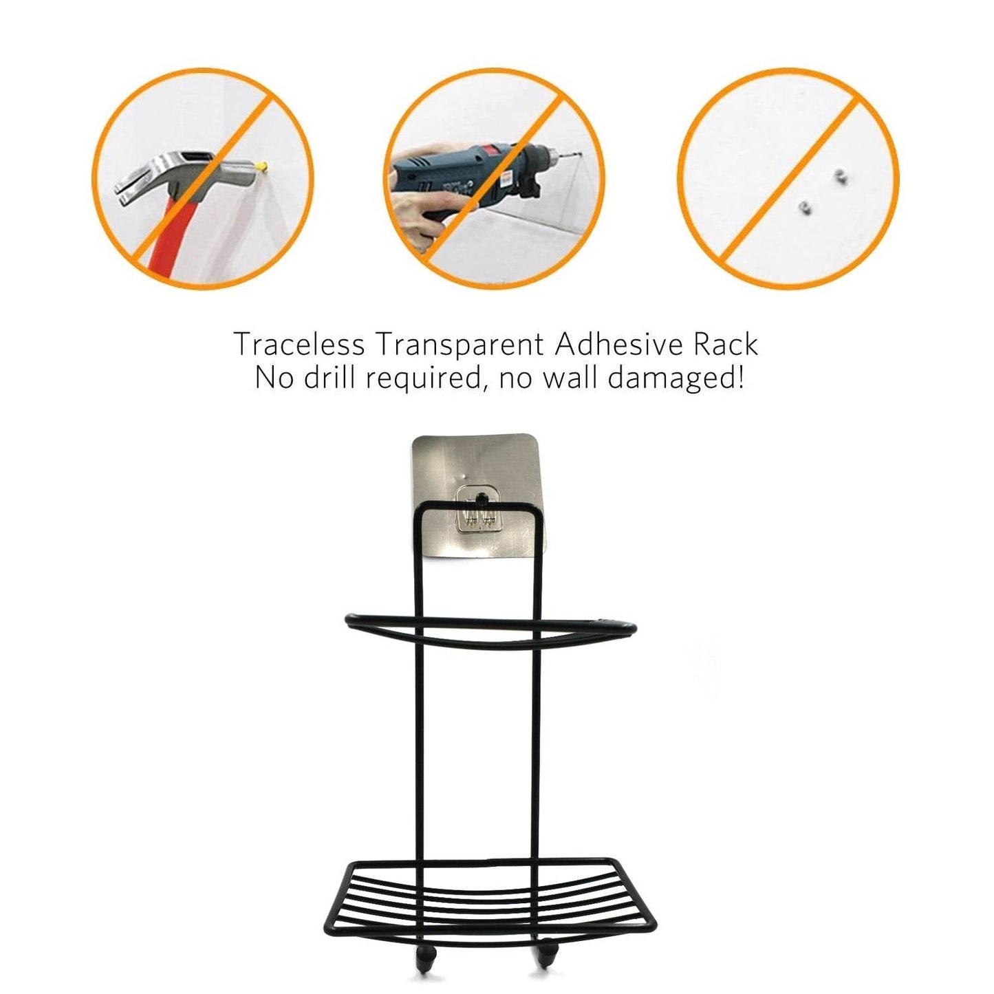 2 Layer SS Soap Rack used in all kinds of places household and bathroom purposes for holding soaps. - infinityexculsivestore.com