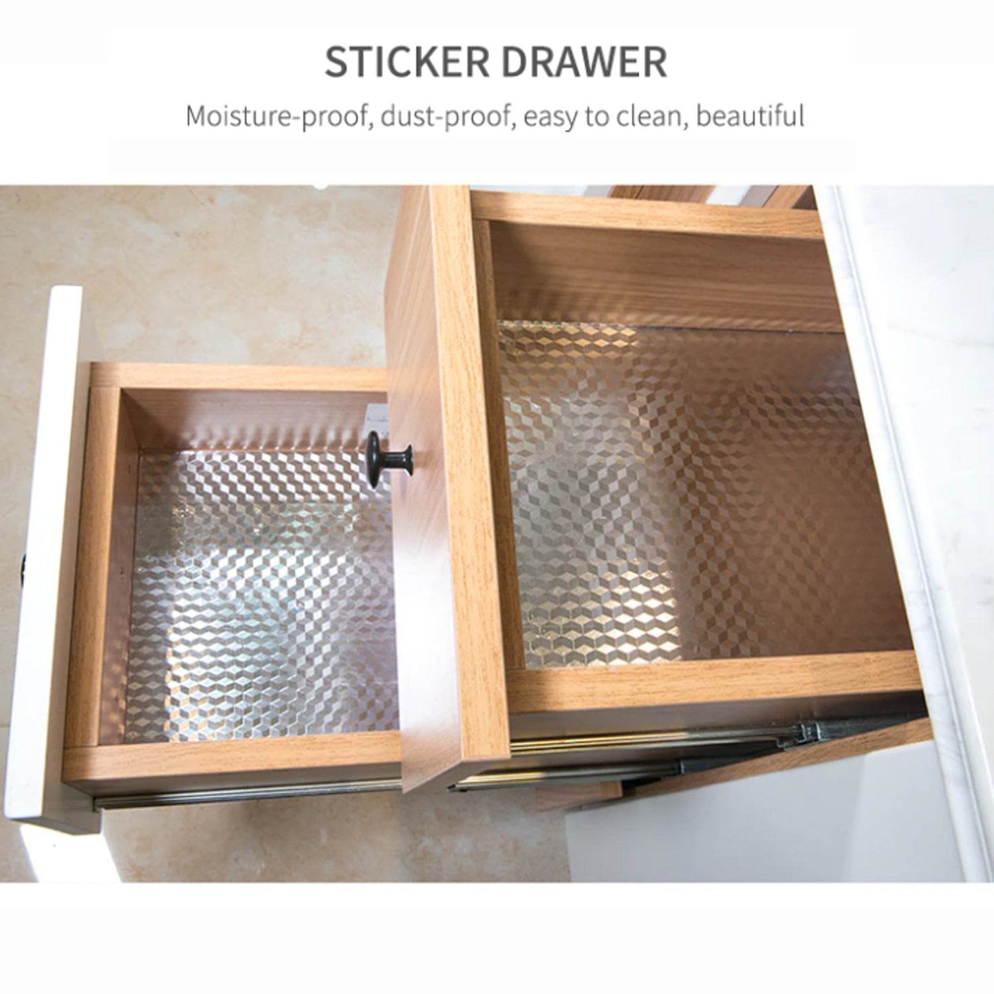 2 Meter Aluminium Foil Sticker used in all kitchen purposes to prevent oily and greasy stains of food while cooking. - infinityexculsivestore.com