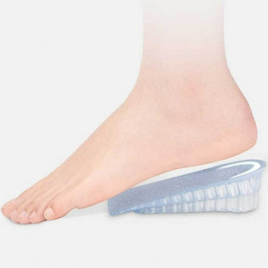 2 Pairs Heel Lift Inserts Height Increase Insole Invisible Heightening Insole Sillicone 3-Layer Heel Support Insoles Height-Adjustable Shoe Pads Foot Cushion for Shoes - infinityexculsivestore.com