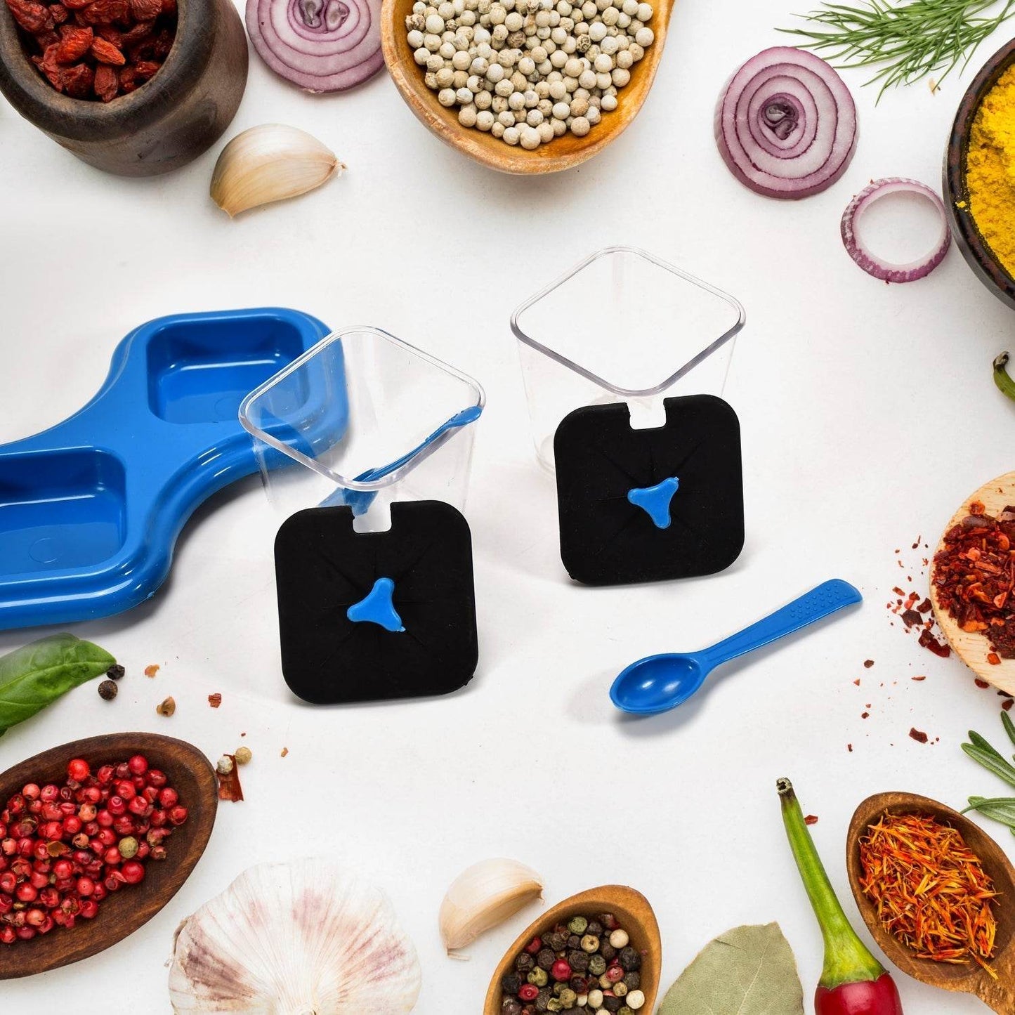 2 - Piece Dining Stand with Pickle Jar, Spice Tray & Spoons - infinityexculsivestore.com