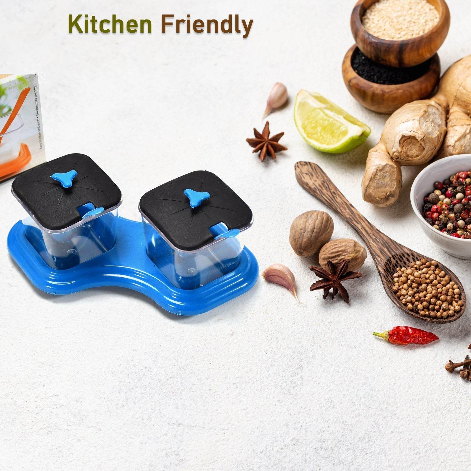 2 - Piece Dining Stand with Pickle Jar, Spice Tray & Spoons - infinityexculsivestore.com