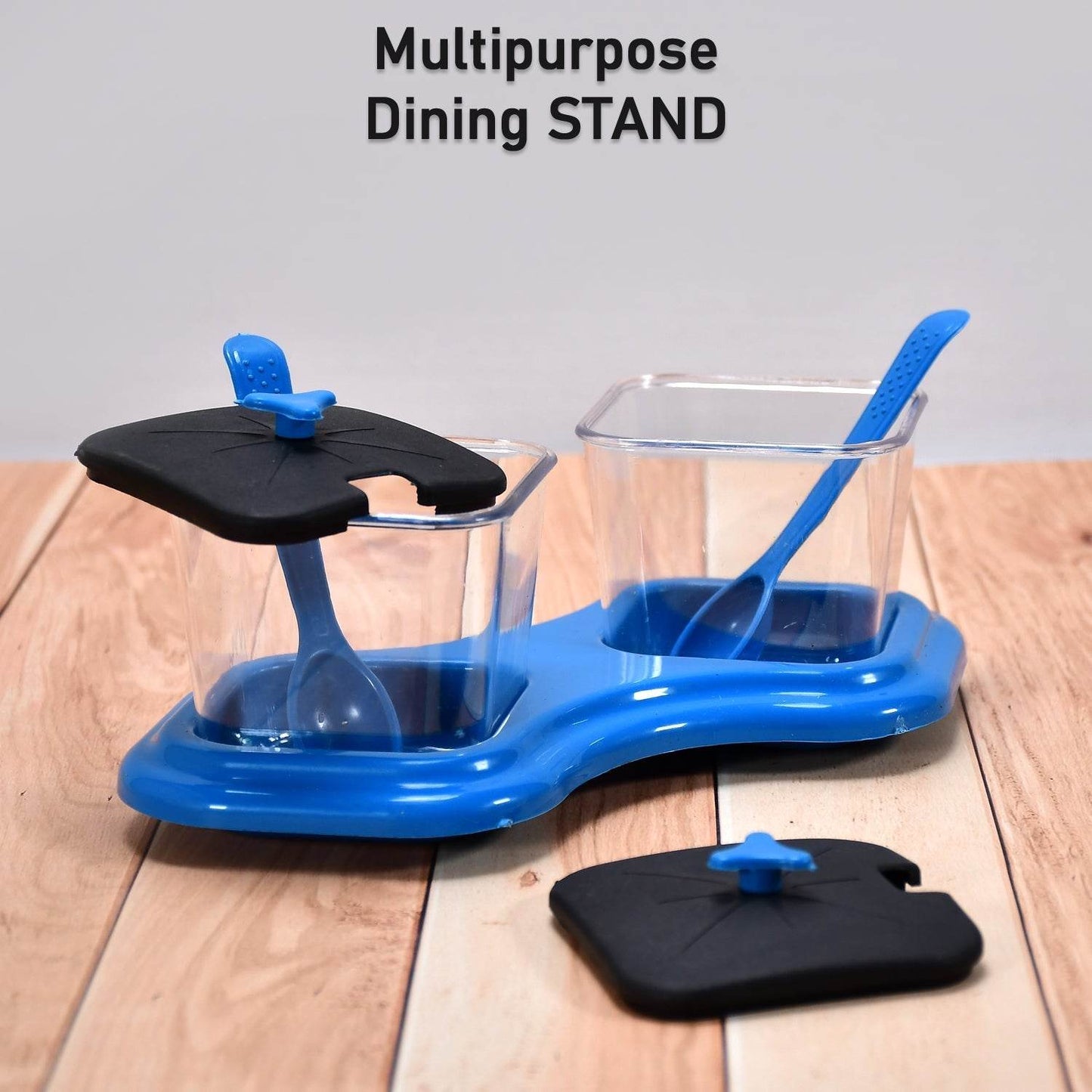 2 - Piece Dining Stand with Pickle Jar, Spice Tray & Spoons - infinityexculsivestore.com