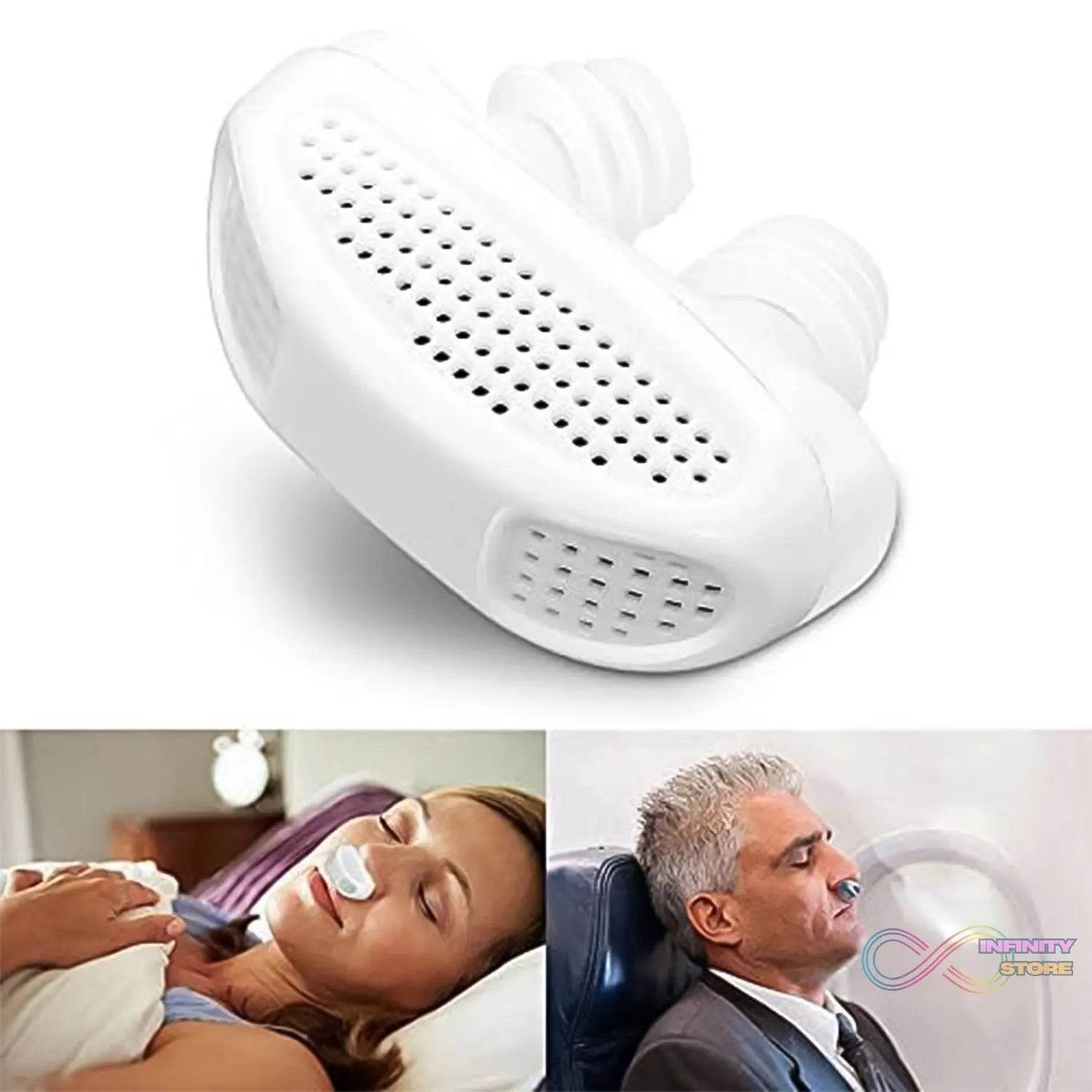 2 in 1 Anti Snoring and Air Purifier Nose Clip Anti Snoring Device (1 Pc / With Plastic Case) - infinityexculsivestore.com