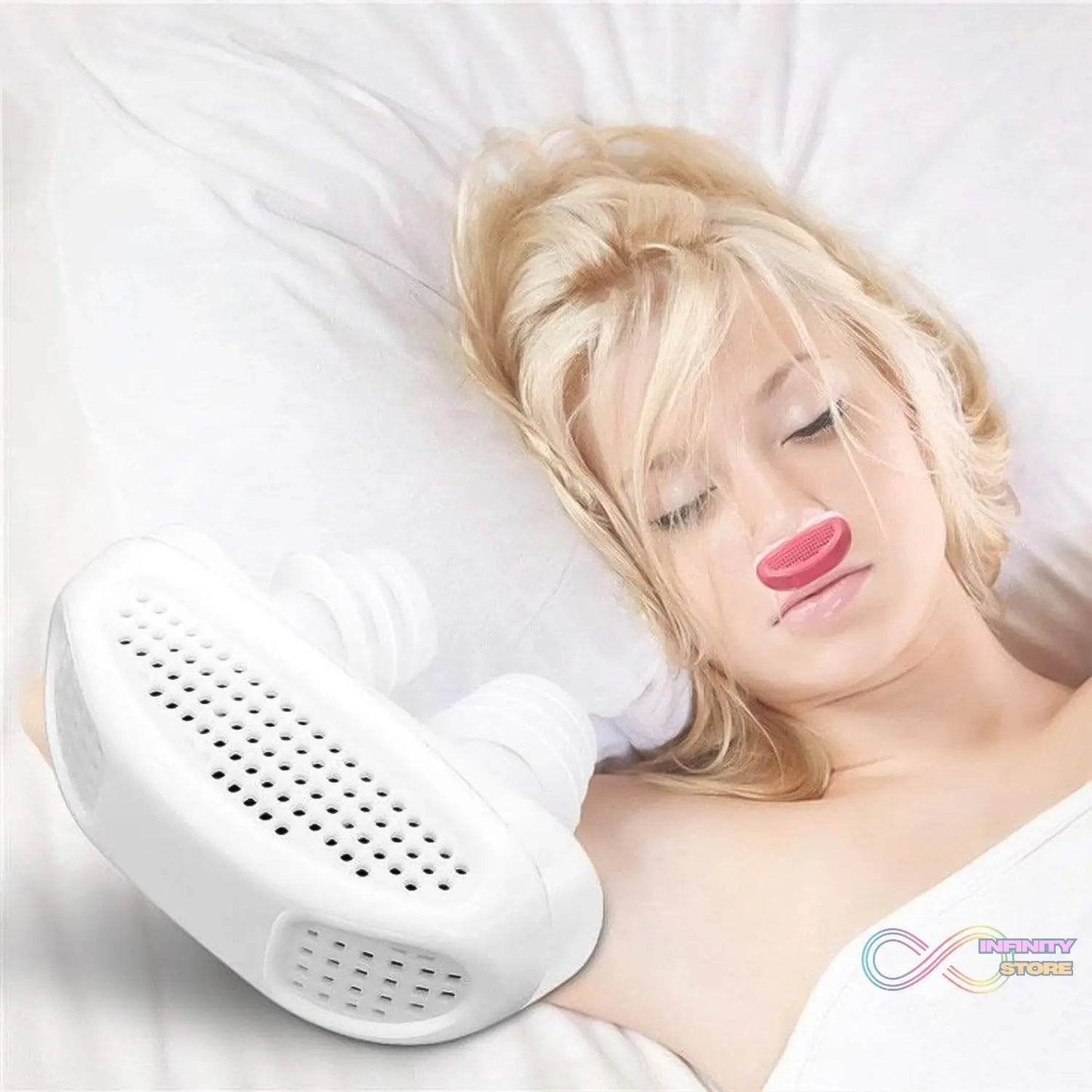 2 in 1 Anti Snoring and Air Purifier Nose Clip Anti Snoring Device (1 Pc / With Plastic Case) - infinityexculsivestore.com