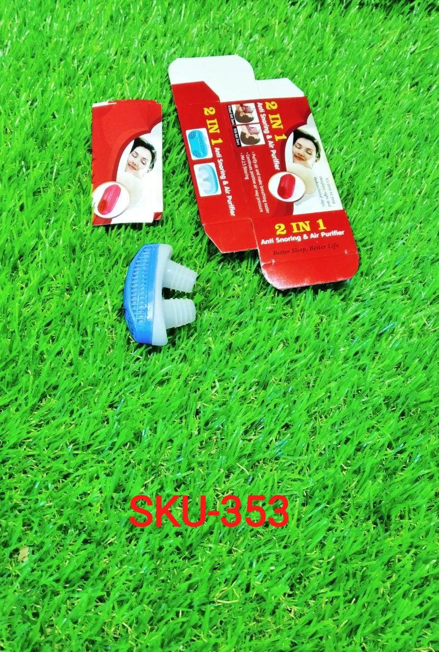 2 in 1 Anti Snoring and Air Purifier Nose Clip for Prevent Snoring and Comfortable Sleep - infinityexculsivestore.com