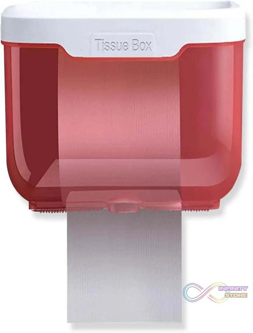 2-in-1 Bathroom Tissue Dispenser & Phone Holder (Self-Adhesive, Waterproof) - infinityexculsivestore.com