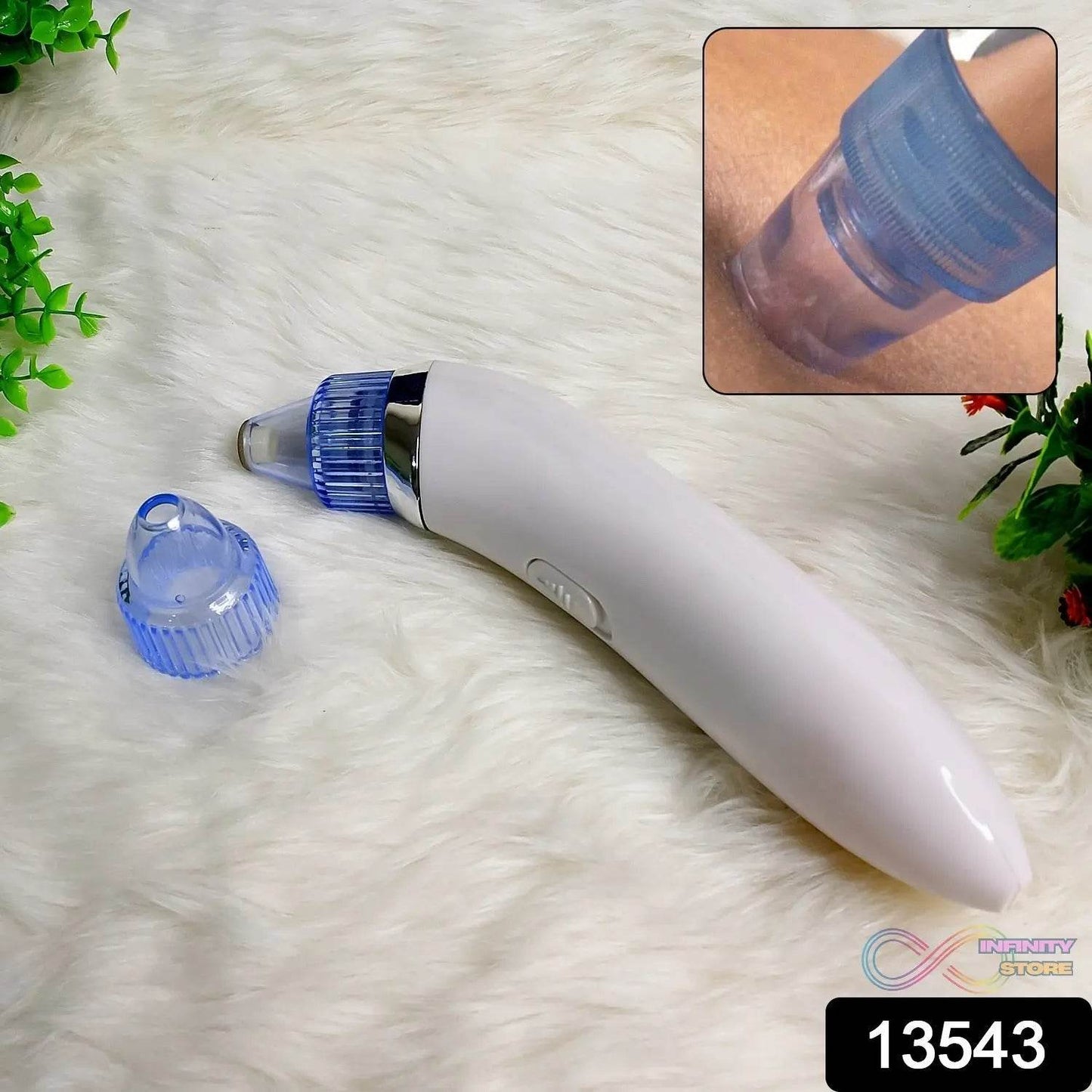 2 in 1 Blackhead Whitehead Extractor Remover Device (Multi - Color / 1 Set / batteries not included) - infinityexculsivestore.com