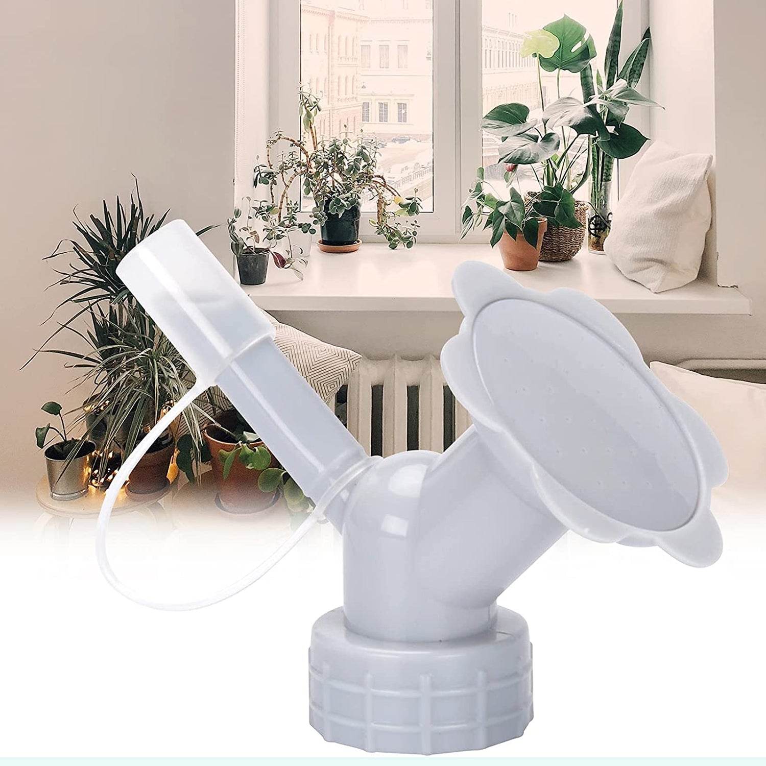 2 - in - 1 Bottle Cap Sprinkler - Dual Head Watering Spout, Double - Ended Nozzle for Indoor Seedlings and Plants, Garden Tool - infinityexculsivestore.com