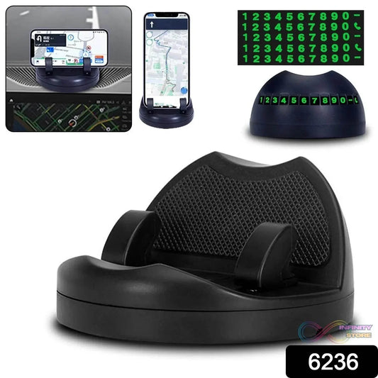 2 in 1 Car Anti - Slip Mat, Phone Holder Non Slip Sticky Phone Mount Holder (1 Set) - infinityexculsivestore.com