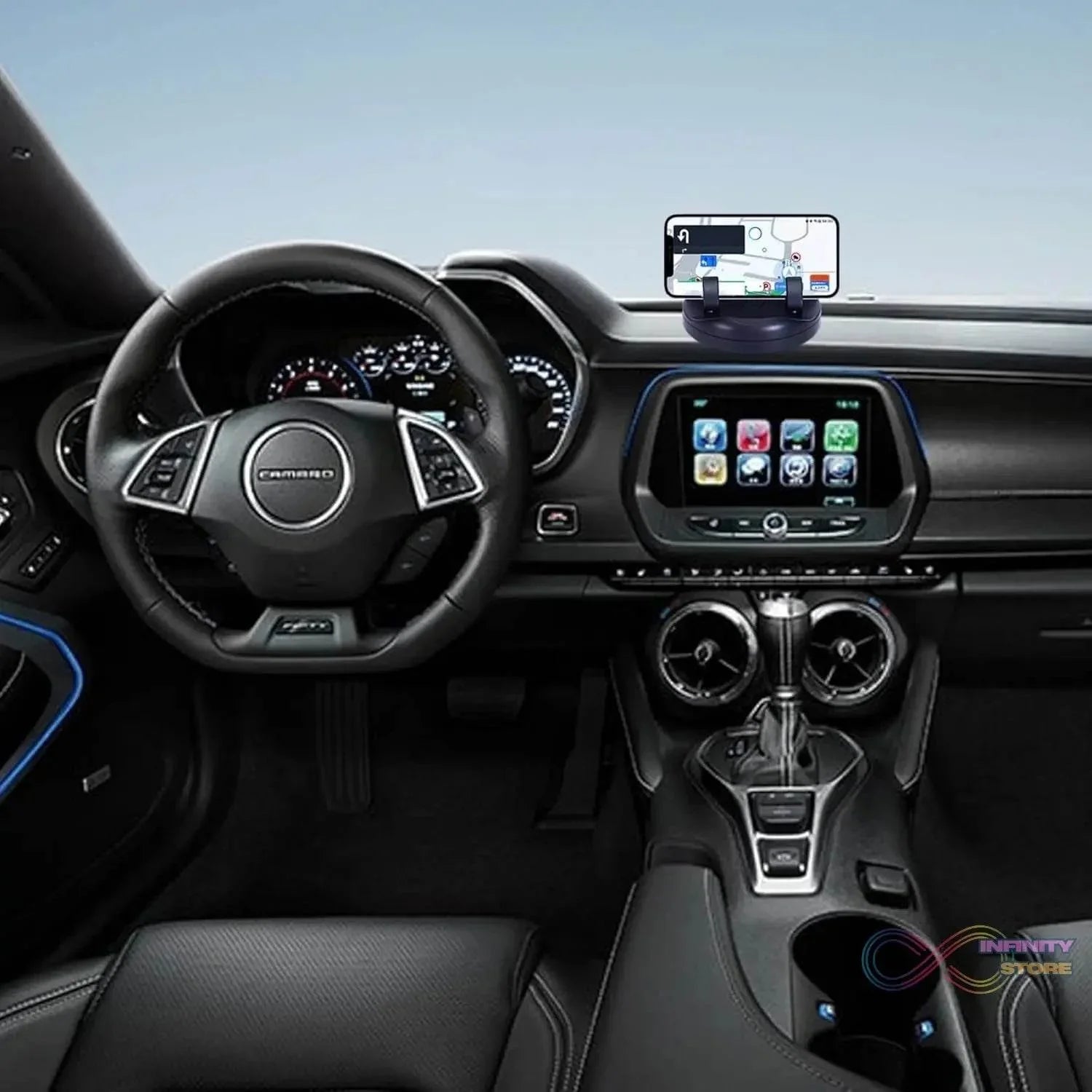 2 in 1 Car Anti - Slip Mat, Phone Holder Non Slip Sticky Phone Mount Holder (1 Set) - infinityexculsivestore.com