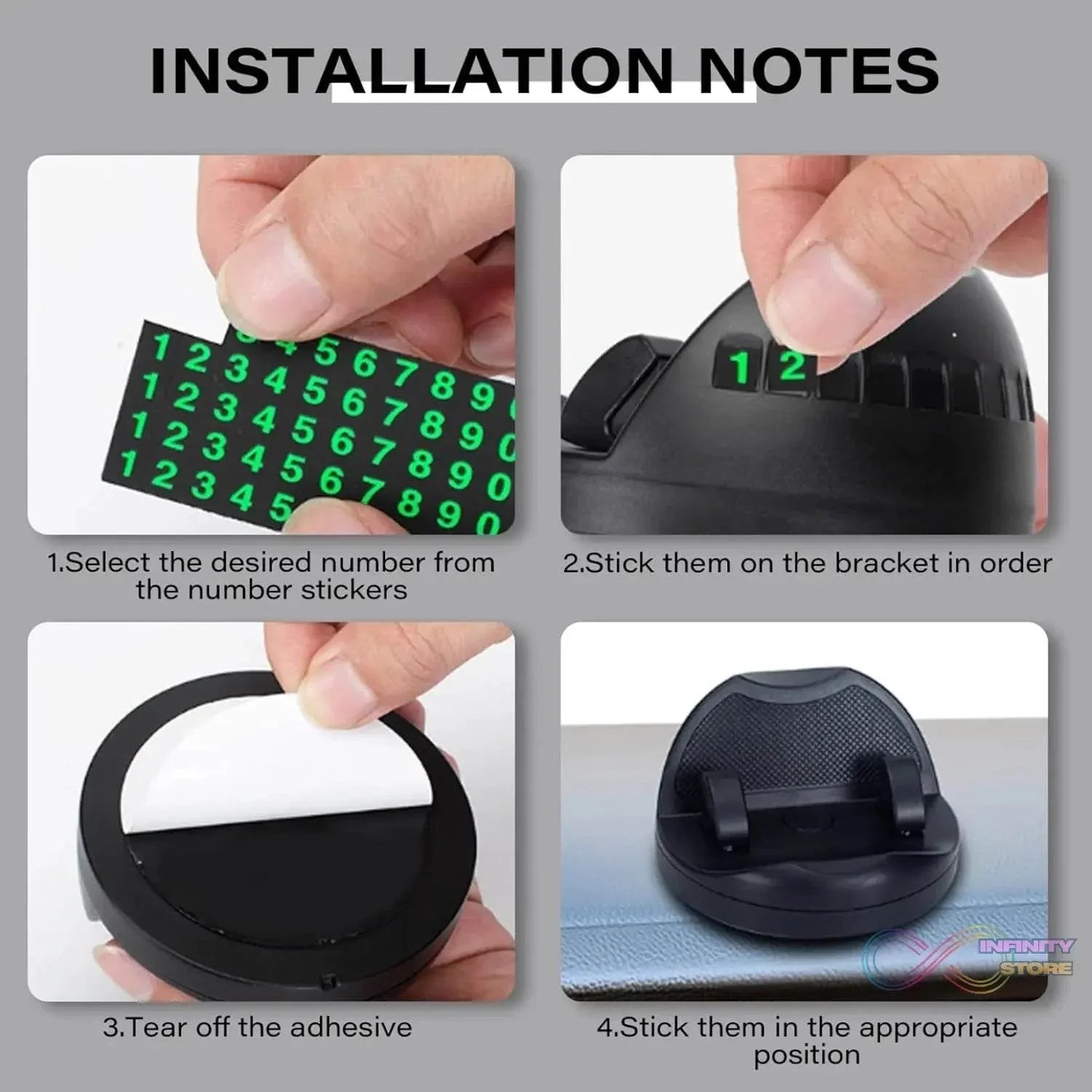 2 in 1 Car Anti - Slip Mat, Phone Holder Non Slip Sticky Phone Mount Holder (1 Set) - infinityexculsivestore.com
