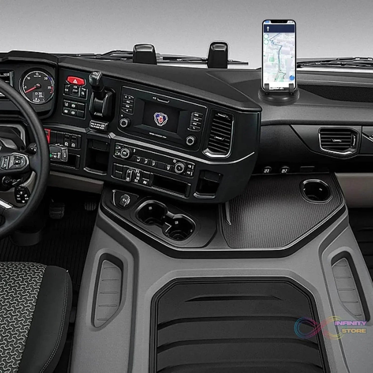 2 in 1 Car Anti - Slip Mat, Phone Holder Non Slip Sticky Phone Mount Holder (1 Set) - infinityexculsivestore.com