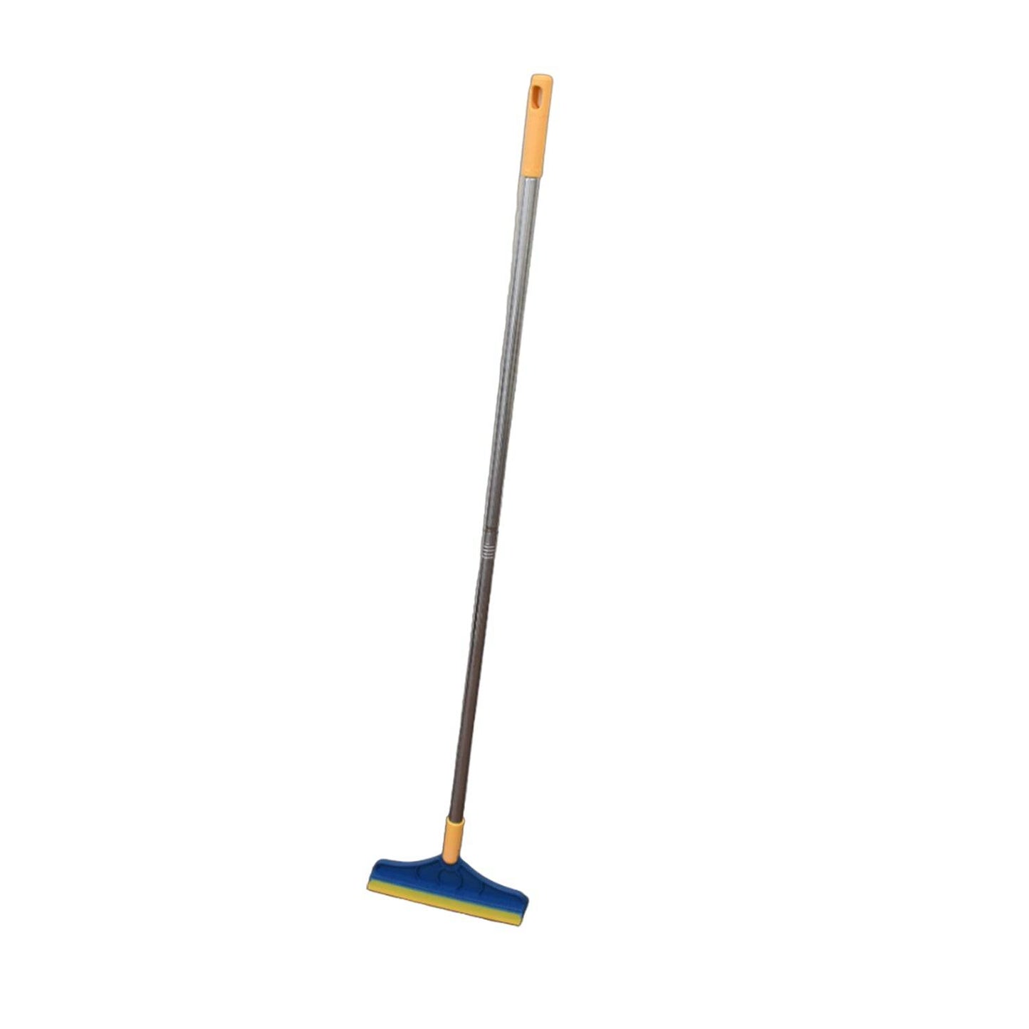 2 in 1 Cleaning Brush & Wiper , Long Handle Floor Brush, Rotatable Cleaning Brush for Bathroom, Kitchen, 120 Degree Triangular Rotating Brush Head with Wiper - infinityexculsivestore.com