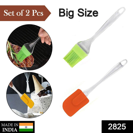 2 in 1 Combo of Big Brush & Spatula Set (2 Pcs Set) - infinityexculsivestore.com