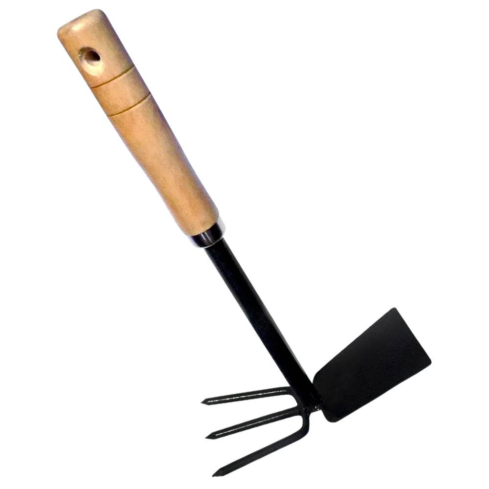 2 in 1 Double Hoe Gardening Tool with Wooden Handle - infinityexculsivestore.com