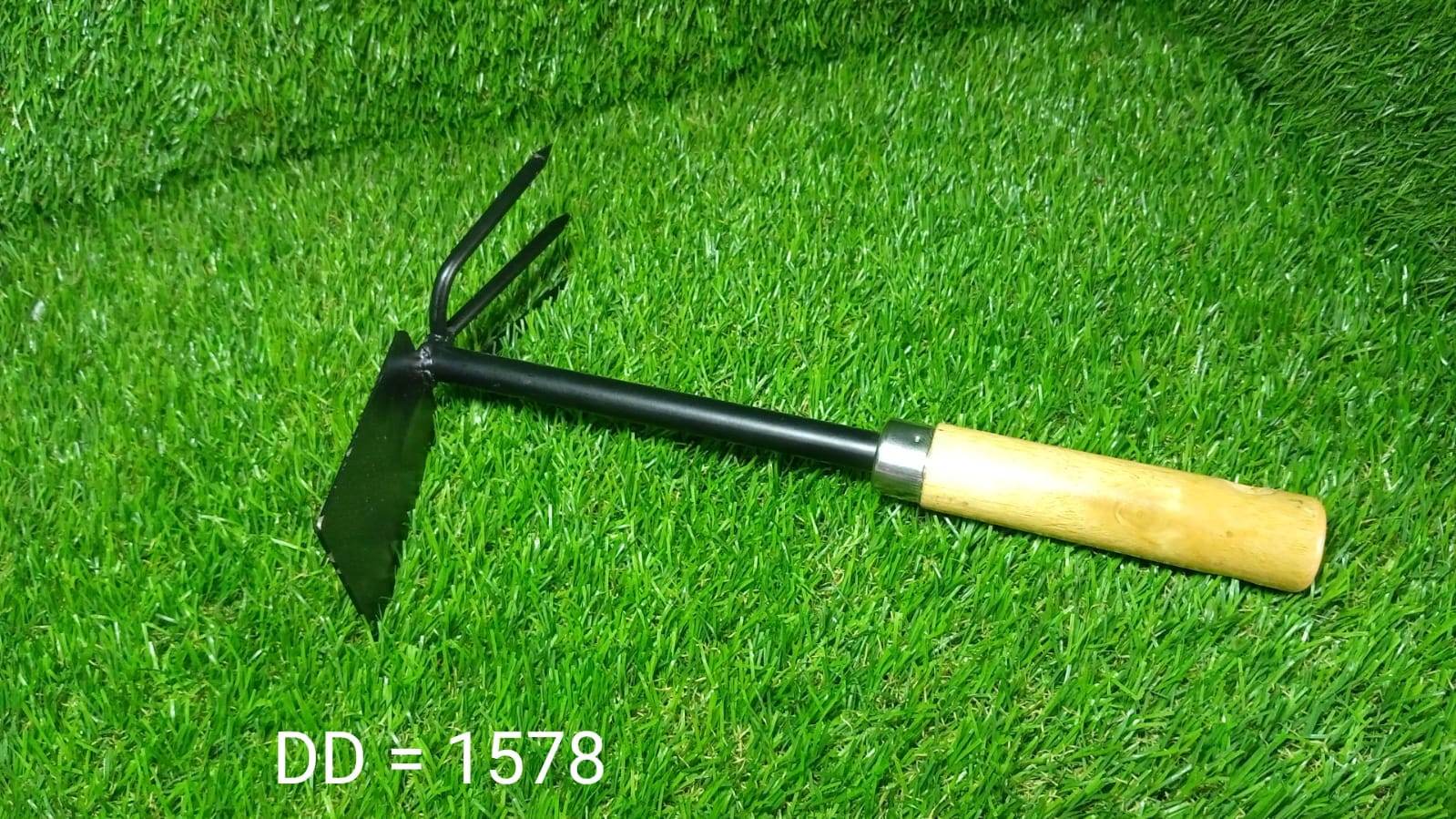 2 in 1 Double Hoe Gardening Tool with Wooden Handle - infinityexculsivestore.com