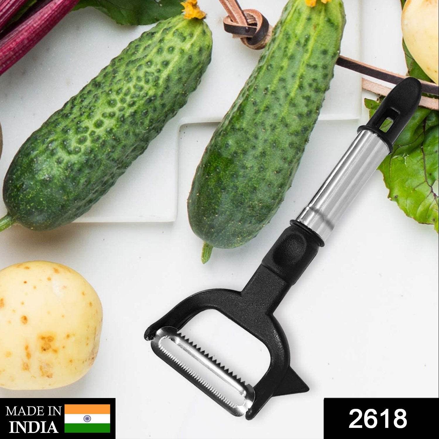2-in-1 Double Julienne and Vegetable Peeler - infinityexculsivestore.com