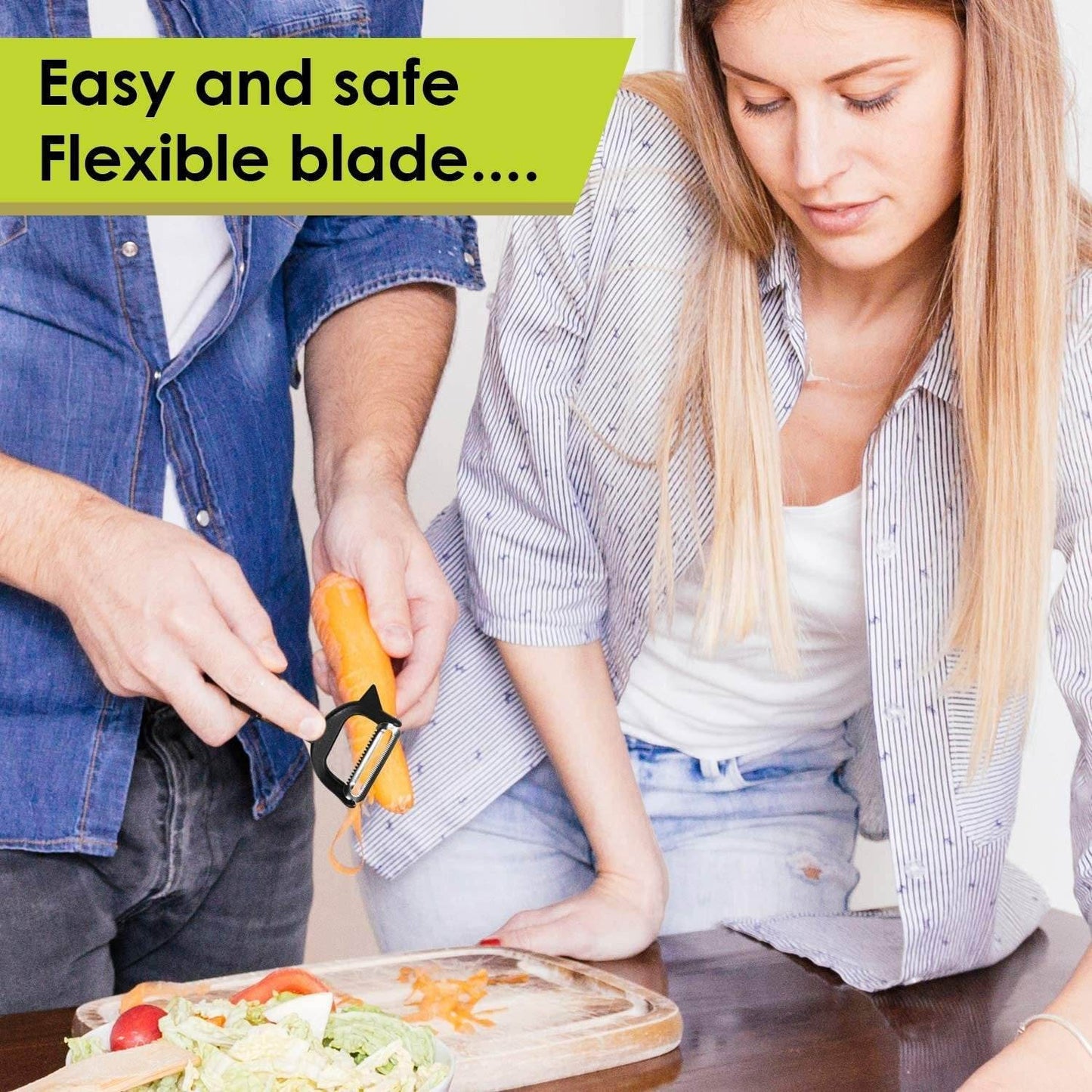 2-in-1 Double Julienne and Vegetable Peeler - infinityexculsivestore.com