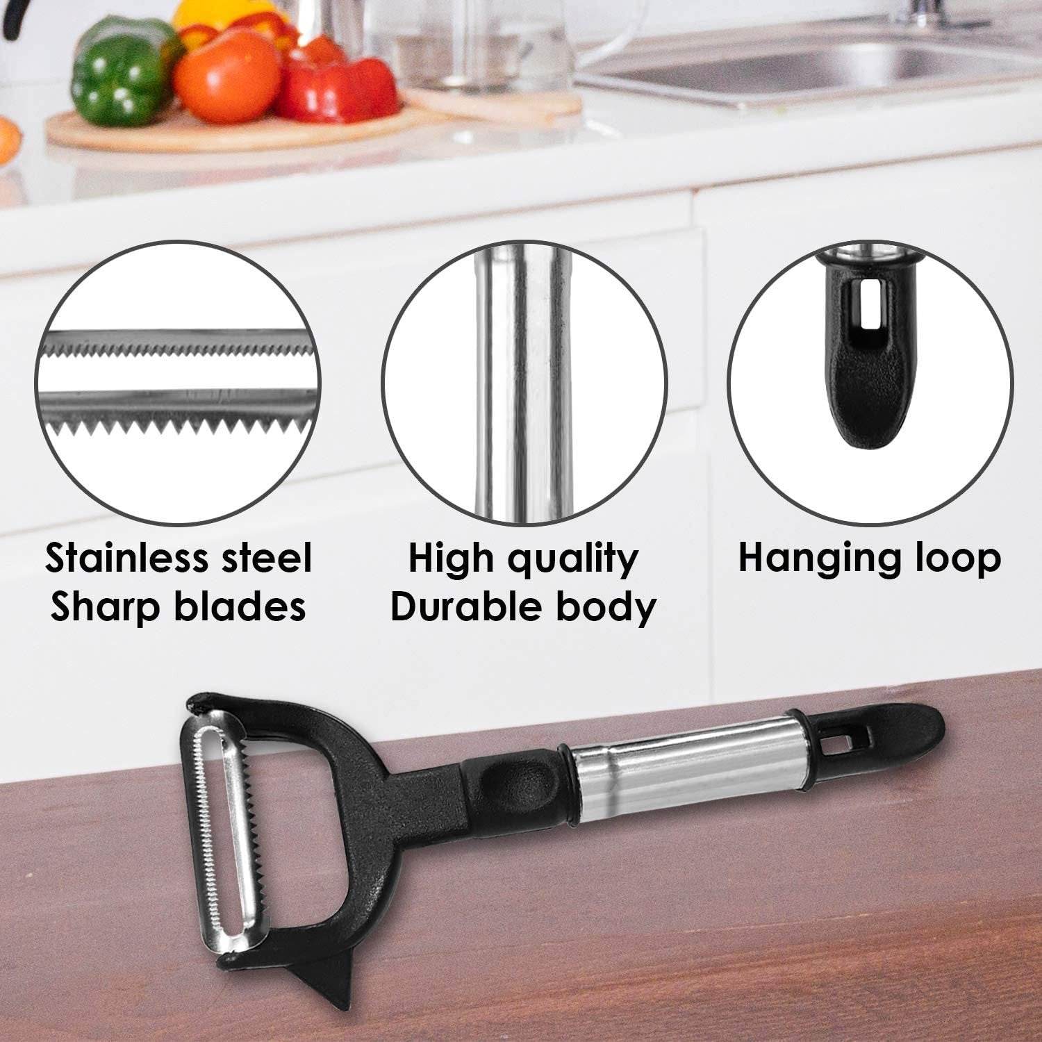 2-in-1 Double Julienne and Vegetable Peeler - infinityexculsivestore.com