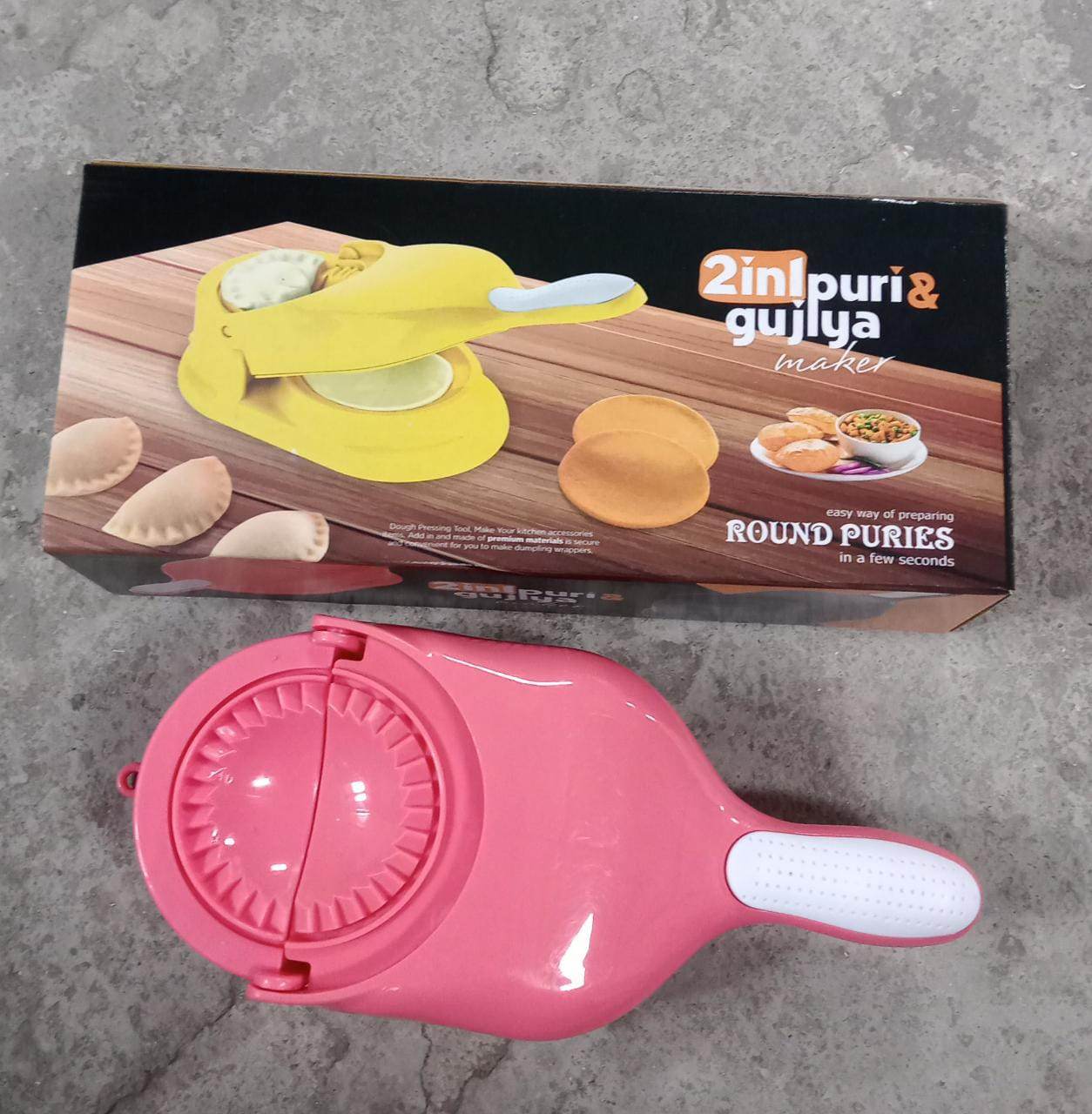 2 - in - 1 Dumpling Press Mould for Gujiya & Momos - infinityexculsivestore.com