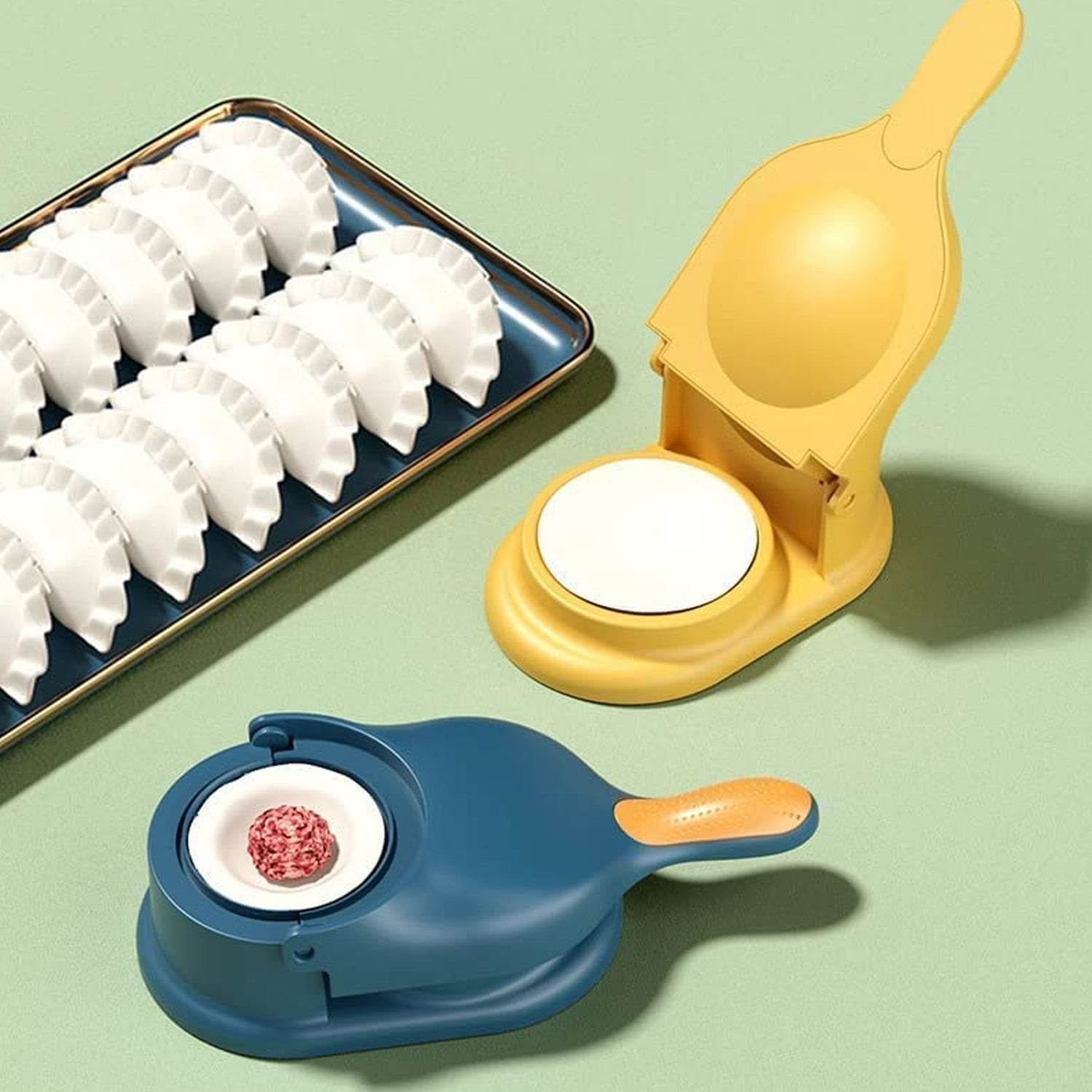 2 - in - 1 Dumpling Skin Press Mould for Gujiya - infinityexculsivestore.com