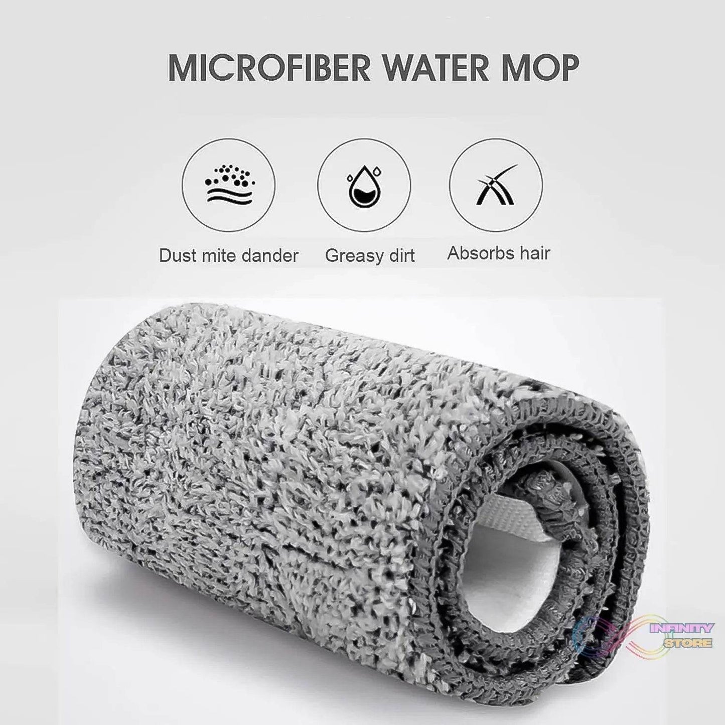 2 - in - 1 Flat mop and Bucket Set - infinityexculsivestore.com
