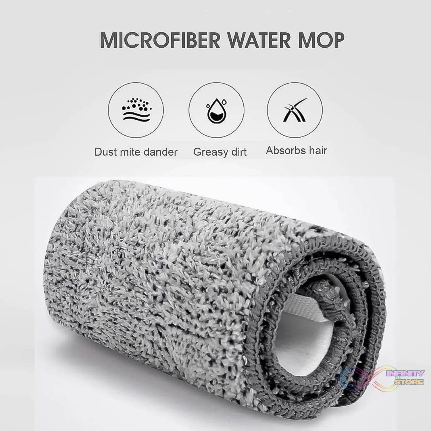 2 - in - 1 Flat mop and Bucket Set - infinityexculsivestore.com