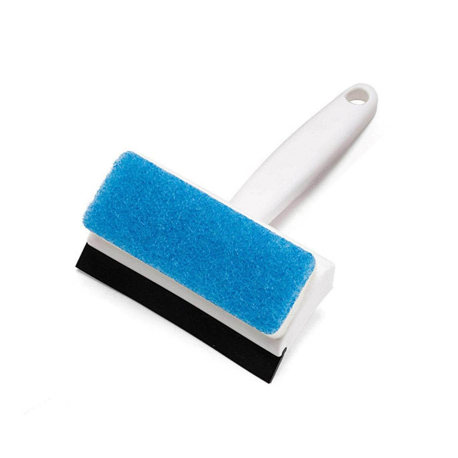 2-in-1 Glass Wiper & Cleaning Brush | Double-Sided Mirror, Tile, and Grout Cleaner for Bathroom & Windows - infinityexculsivestore.com