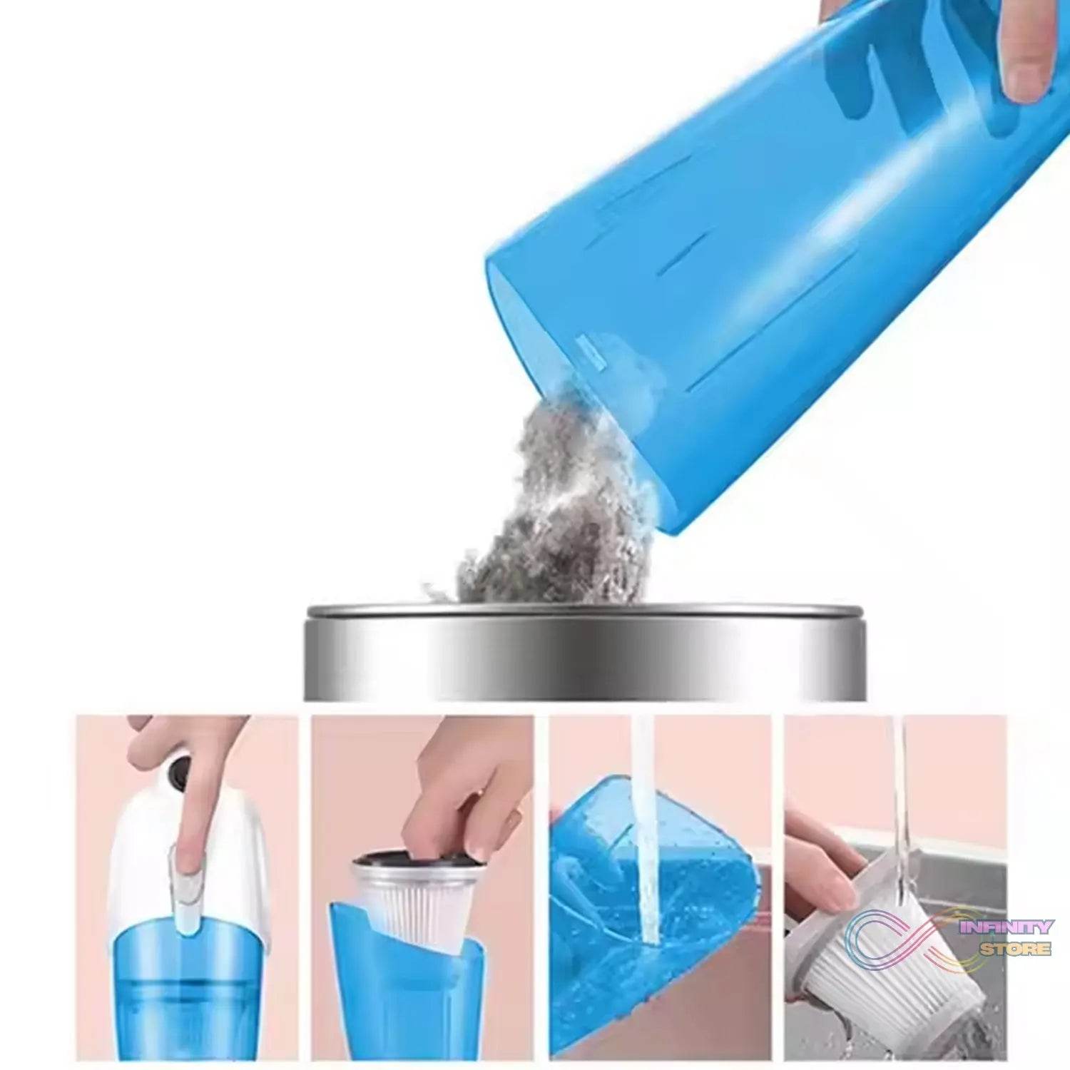 2 in 1 Household Vacuum Cleaner 1 Ltr. Large Capacity Dust Cup (1 Pc / 600W) - infinityexculsivestore.com