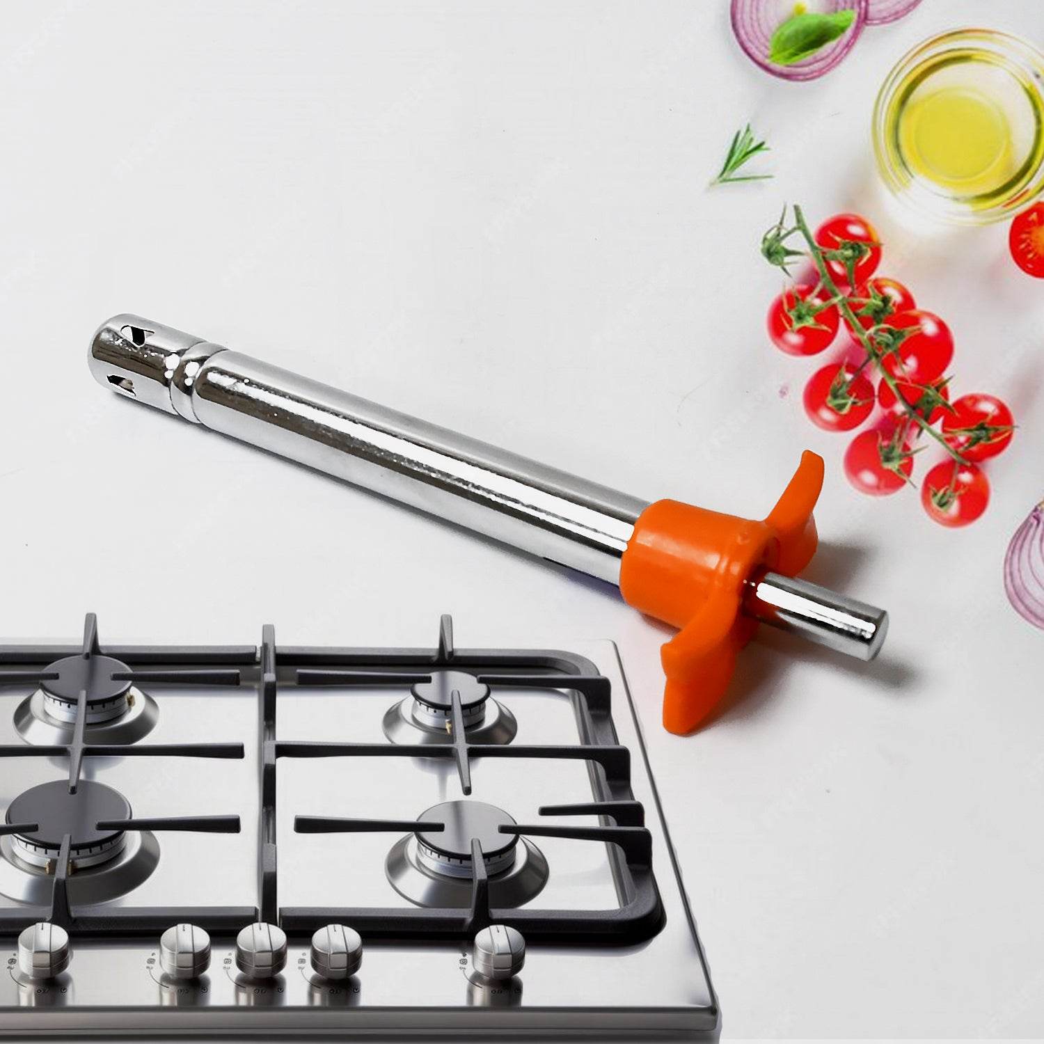 2 in 1 Kitchen Combo Lighter, Stainless Steel Durable Gas Lighter with Vegetable Cutter Peeler, For Kitchen Steel Gas Lighter (2 Pc Set) - infinityexculsivestore.com