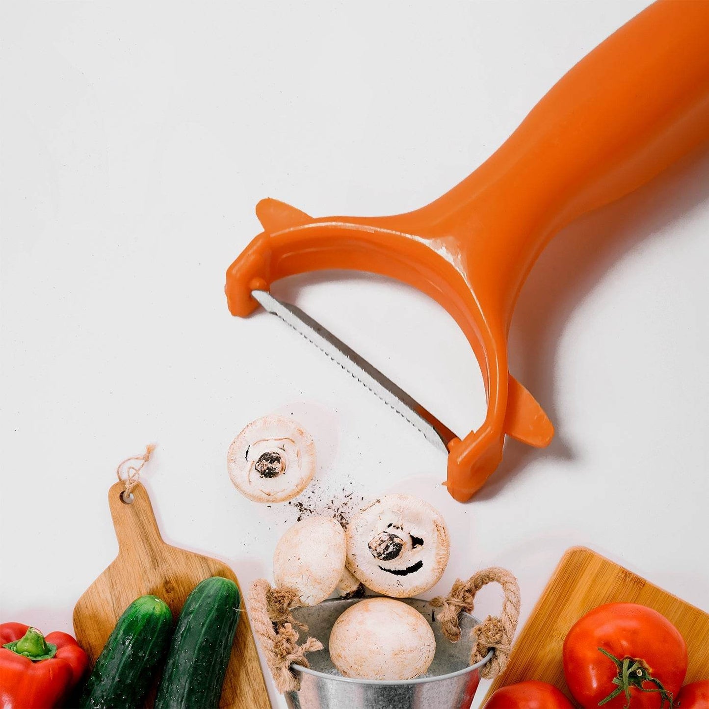 2 in 1 Kitchen Combo Lighter, Stainless Steel Durable Gas Lighter with Vegetable Cutter Peeler, For Kitchen Steel Gas Lighter (2 Pc Set) - infinityexculsivestore.com